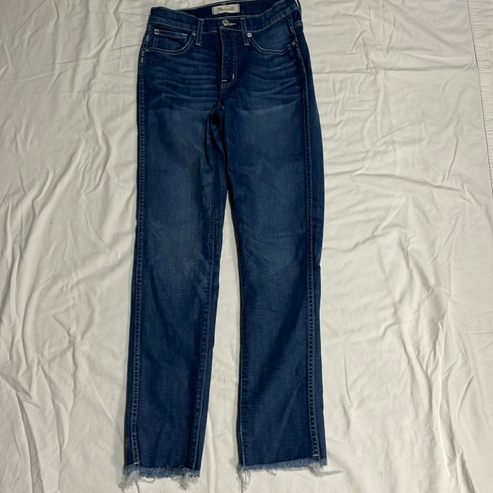 Madewell High Rise Slim Straight Jeans